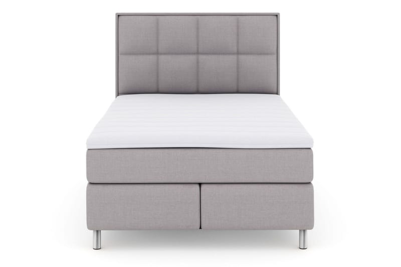 Select No 3 Komplett Sängpaket 140x200 Medium - Ljusgrå/Metall - Products - Möbler - Säng - Kontinentalsäng