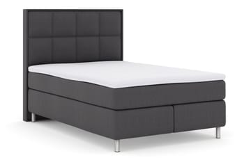 Select No 3 Komplett Sängpaket 140x200 Medium - Mörkgrå/Metall - Products - Möbler - Säng - Kontinentalsäng