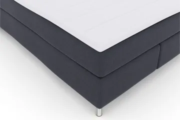 Select No 3 Komplett Sängpaket 160x200 Fast - Blå/Metall - Products - Möbler - Säng - Kontinentalsäng