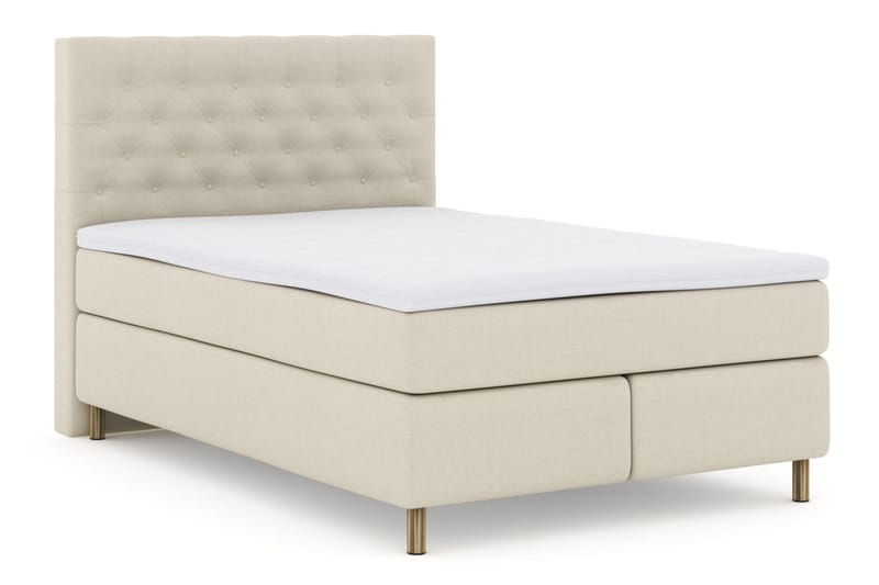 Select No 3 Komplett Sängpaket 160x200 Medium - Beige/Koppar - Products - Möbler - Säng - Kontinentalsäng