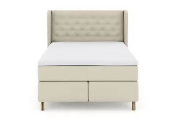 Select No 3 Komplett Sängpaket 160x200 Medium, Beige/Koppar