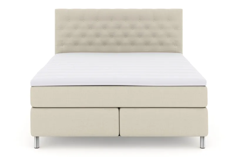 Select No 3 Komplett Sängpaket 180x200 Fast, Beige/Metall
