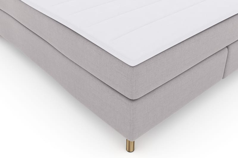 Select No 3 Komplett Sängpaket 180x200 Fast - Ljusgrå/Koppar - Products - Möbler - Säng - Kontinentalsäng