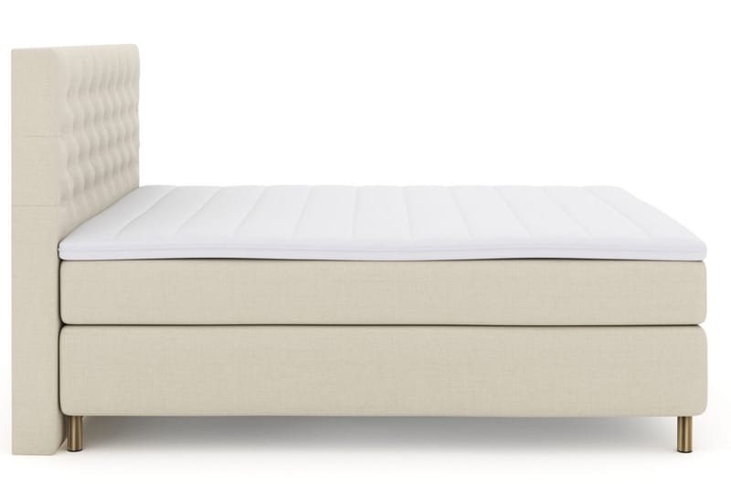 Select No 3 Komplett Sängpaket 180x200 Medium - Beige/Koppar - Products - Möbler - Säng - Kontinentalsäng