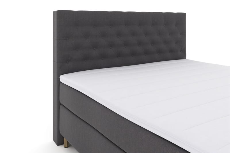 Select No 3 Komplett Sängpaket 180x200 Medium - Mörkgrå/Koppar - Products - Möbler - Säng - Kontinentalsäng