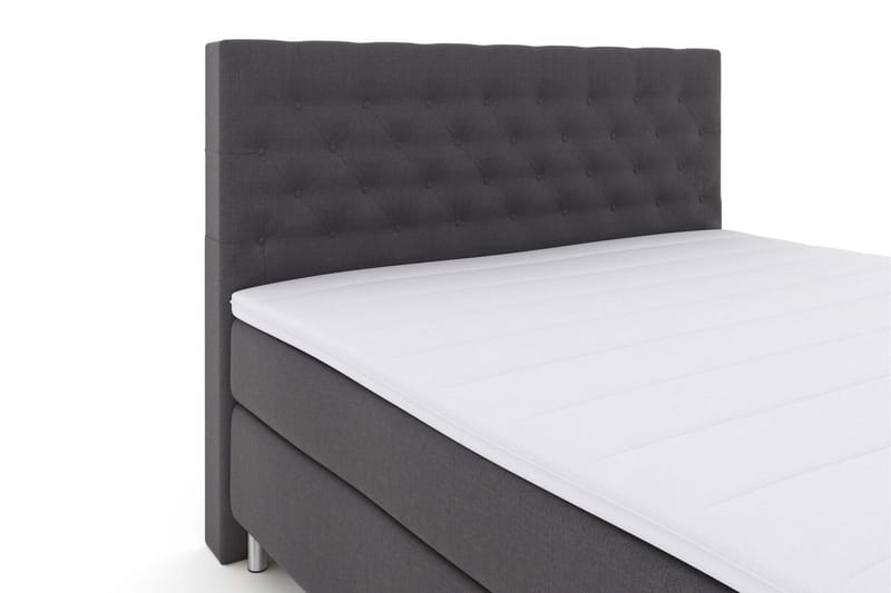 Select No 3 Komplett Sängpaket 210x210 Fast - Mörkgrå/Metall - Products - Möbler - Säng - Kontinentalsäng