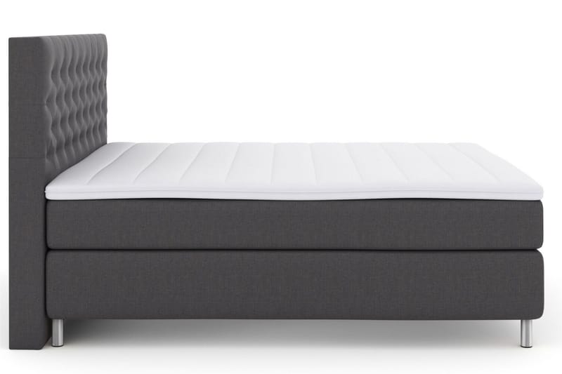 Select No 3 Komplett Sängpaket 210x210 Fast - Mörkgrå/Metall - Products - Möbler - Säng - Kontinentalsäng