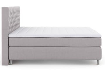 Select No 3 Komplett Sängpaket 210x210 Medium - Ljusgrå/Metall - Products - Möbler - Säng - Kontinentalsäng