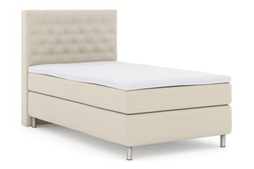 Select No 3 Kontinentalsäng 120x200 Fast - Beige/Metall - Products - Möbler - Säng - Enkelsäng