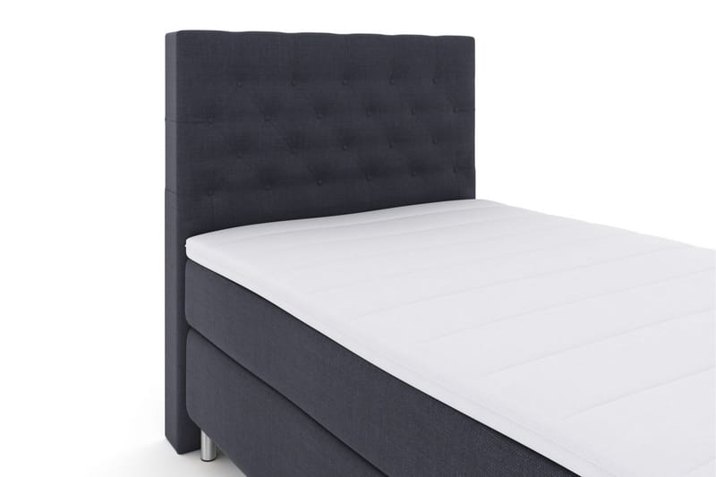 Select No 3 Kontinentalsäng 120x200 Fast - Blå/Metall - Products - Möbler - Säng - Enkelsäng