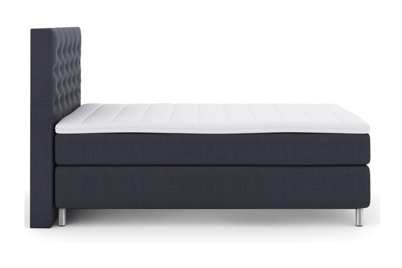 Select No 3 Kontinentalsäng 120x200 Fast - Blå/Metall - Products - Möbler - Säng - Enkelsäng