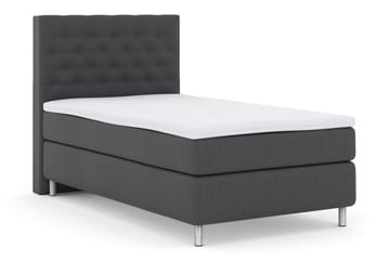 Select No 3 Kontinentalsäng 120x200 Fast - Mörkgrå/Metall - Products - Möbler - Säng - Enkelsäng