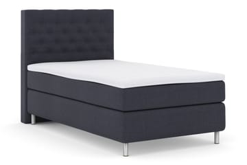 Select No 3 Kontinentalsäng 120x200 Medium - Blå/Metall - Products - Möbler - Säng - Enkelsäng
