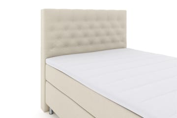 Select No 3 Kontinentalsäng 140x200 Fast - Beige/Metall - Products - Möbler - Säng - Kontinentalsäng