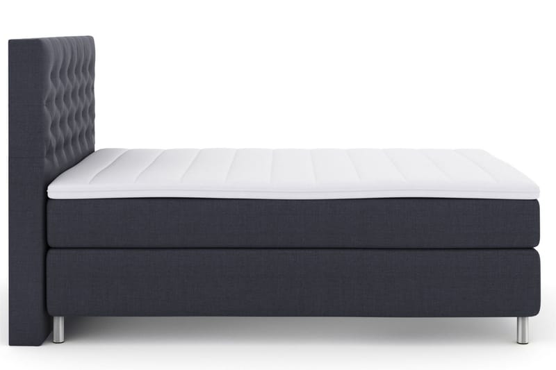 Select No 3 Kontinentalsäng 140x200 Fast - Blå/Metall - Products - Möbler - Säng - Kontinentalsäng