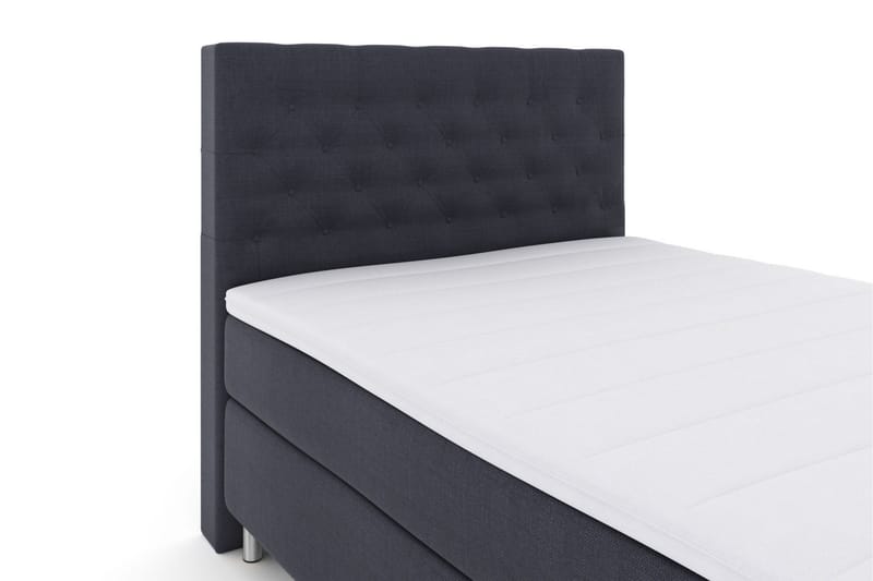 Select No 3 Kontinentalsäng 140x200 Fast - Blå/Metall - Products - Möbler - Säng - Kontinentalsäng