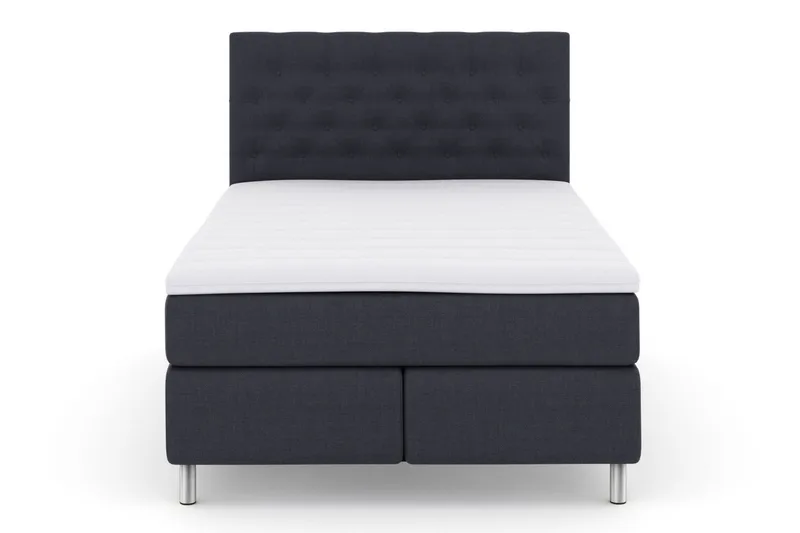 Select No 3 Kontinentalsäng 160x200 Medium - Blå/Metall - Products - Möbler - Säng - Kontinentalsäng