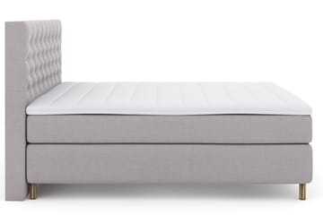 Select No 3 Kontinentalsäng 160x200 Medium - Ljusgrå/Koppar - Products - Möbler - Säng - Kontinentalsäng