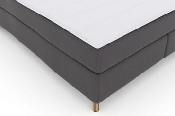 Select No 3 Kontinentalsäng 160x200 Medium - Mörkgrå/Koppar - Products - Möbler - Säng - Kontinentalsäng