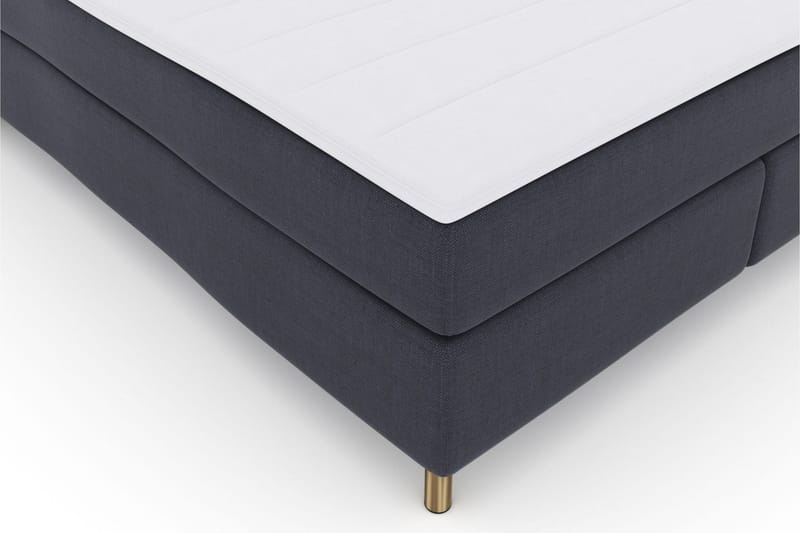 Select No 3 Kontinentalsäng 210x210 Fast/Medium - Blå/Koppar - Products - Möbler - Säng - Kontinentalsäng