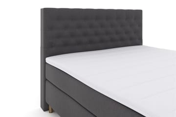 Select No 3 Kontinentalsäng 210x210 Fast/Medium - Mörkgrå/Koppar - Products - Möbler - Säng - Kontinentalsäng