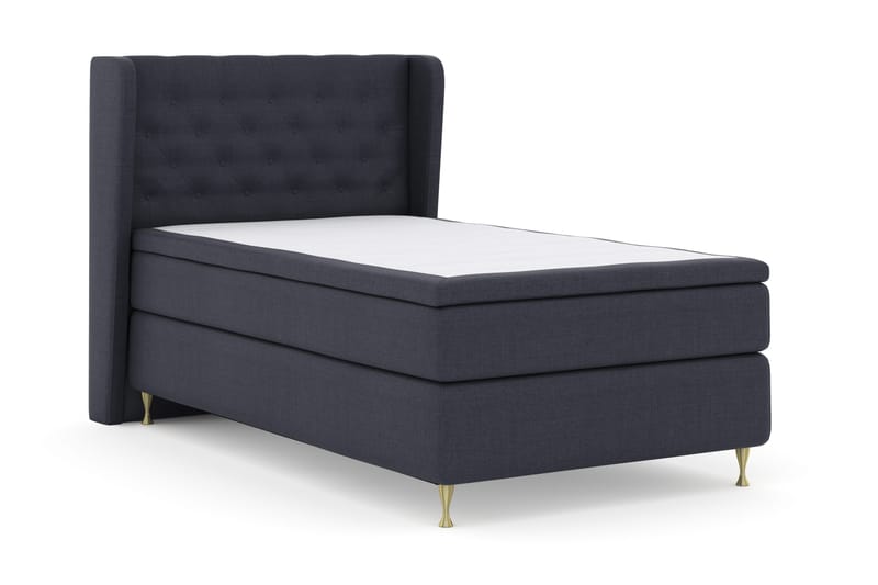 Select No 4 Komplett Sängpaket 120x200 Fast - Blå/Guld - Products - Möbler - Säng - Enkelsäng