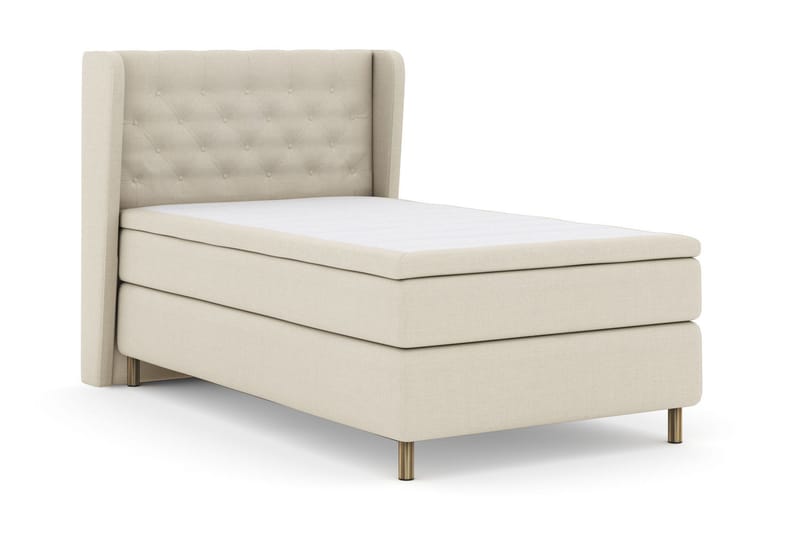Select No 4 Komplett Sängpaket 120x200 Medium - Beige/Koppar - Products - Möbler - Säng - Enkelsäng