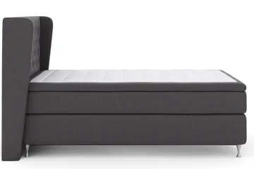 Select No 4 Komplett Sängpaket 120x200 Medium - Mörkgrå/Silver - Products - Möbler - Säng - Enkelsäng