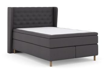 Select No 4 Komplett Sängpaket 140x200 Fast/Medium - Mörkgrå/Koppar - Products - Möbler - Säng - Kontinentalsäng