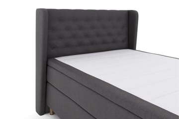 Select No 4 Komplett Sängpaket 140x200 Fast/Medium - Mörkgrå/Koppar - Products - Möbler - Säng - Kontinentalsäng