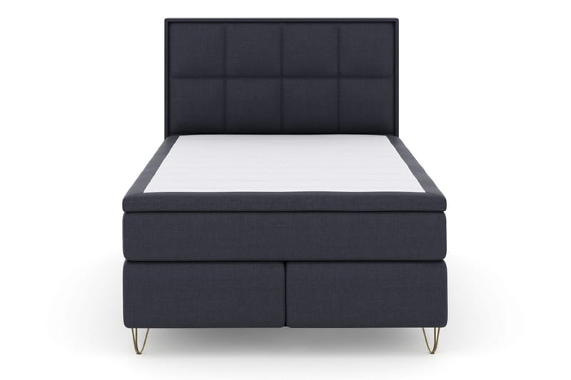 Select No 4 Komplett Sängpaket 140x200 Medium - Blå/Metall V-form - Products - Möbler - Säng - Kontinentalsäng