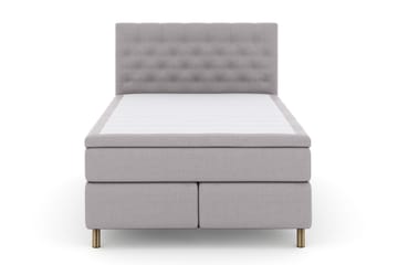 Select No 4 Komplett Sängpaket 140x200 Medium - Ljusgrå/Koppar - Products - Möbler - Säng - Kontinentalsäng