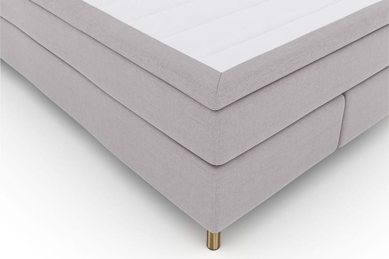 Select No 4 Komplett Sängpaket 140x200 Medium - Ljusgrå/Koppar - Products - Möbler - Säng - Kontinentalsäng