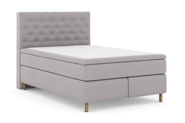 Select No 4 Komplett Sängpaket 140x200 Medium - Ljusgrå/Koppar - Products - Möbler - Säng - Kontinentalsäng