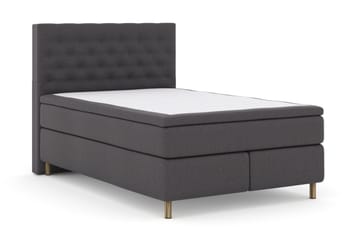 Select No 4 Komplett Sängpaket 140x200 Medium - Mörkgrå/Koppar - Products - Möbler - Säng - Kontinentalsäng