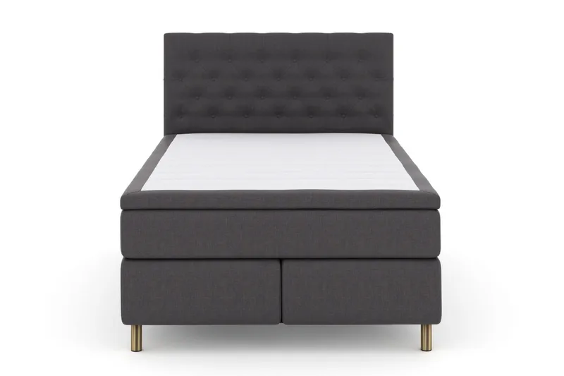 Select No 4 Komplett Sängpaket 140x200 Medium - Mörkgrå/Koppar - Products - Möbler - Säng - Kontinentalsäng