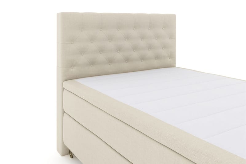 Select No 4 Komplett Sängpaket 160x200 Medium - Beige/Metall V-form - Products - Möbler - Säng - Kontinentalsäng