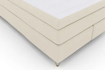 Select No 4 Komplett Sängpaket 160x200 Medium - Beige/Metall V-form - Products - Möbler - Säng - Kontinentalsäng