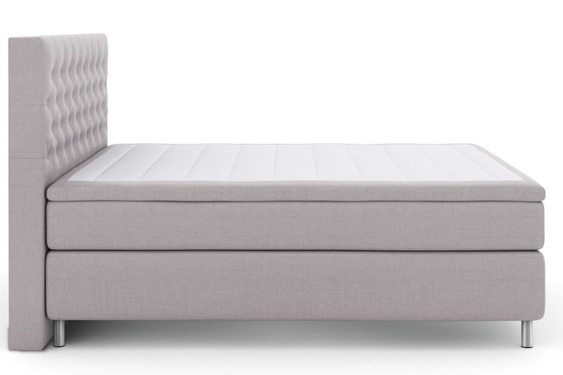 Select No 4 Komplett Sängpaket 160x200 Medium - Ljusgrå/Metall - Products - Möbler - Säng - Kontinentalsäng