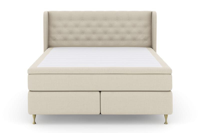 Select No 4 Komplett Sängpaket 180x200 Fast - Beige/Guld - Products - Möbler - Säng - Kontinentalsäng