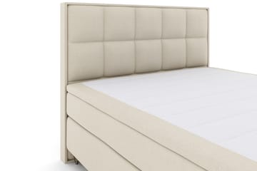 Select No 4 Komplett Sängpaket 180x200 Fast - Beige/Metall V-form - Products - Möbler - Säng - Kontinentalsäng