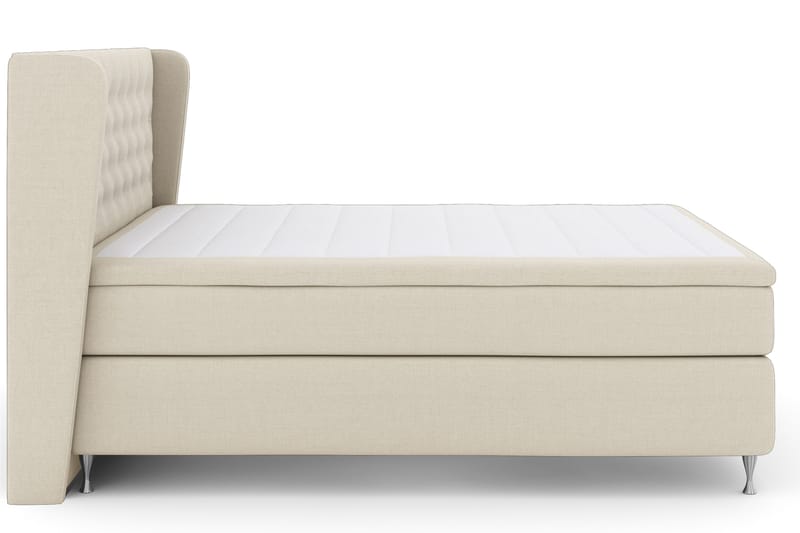 Select No 4 Komplett Sängpaket 180x200 Fast - Beige/Silver - Products - Möbler - Säng - Kontinentalsäng