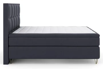 Select No 4 Komplett Sängpaket 180x200 Fast - Blå/Metall V-form - Products - Möbler - Säng - Kontinentalsäng