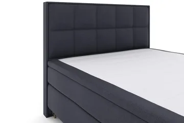 Select No 4 Komplett Sängpaket 180x200 Fast - Blå/Metall V-form - Products - Möbler - Säng - Kontinentalsäng