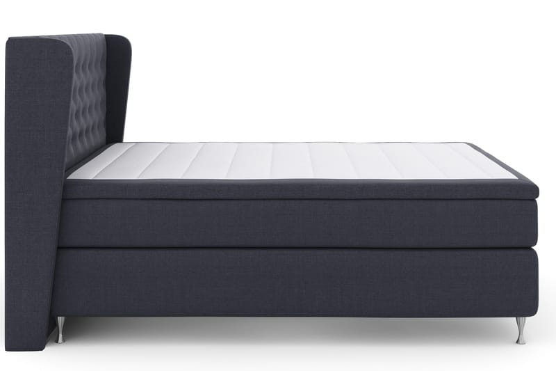 Select No 4 Komplett Sängpaket 180x200 Fast - Blå/Silver - Products - Möbler - Säng - Kontinentalsäng