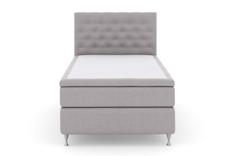 Select No 4 Kontinentalsäng 120x200 Medium - Ljusgrå/Silver - Products - Möbler - Säng - Enkelsäng