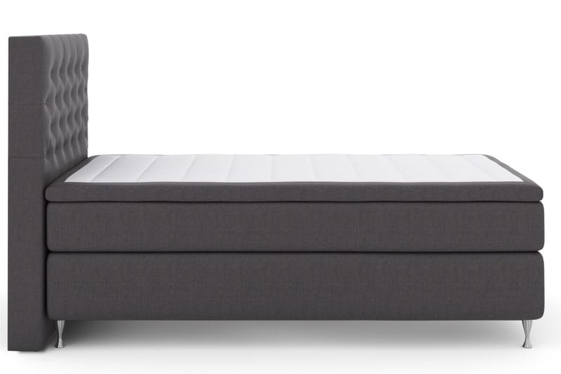 Select No 4 Kontinentalsäng 120x200 Medium - Mörkgrå/Silver - Products - Möbler - Säng - Enkelsäng