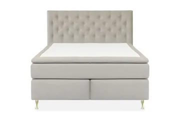 Select No 4 Kontinentalsäng 180x200 Fast/Medium, Beige/Guld