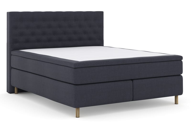 Select No 4 Kontinentalsäng 180x200 Fast/Medium - Blå/Koppar - Products - Möbler - Säng - Kontinentalsäng