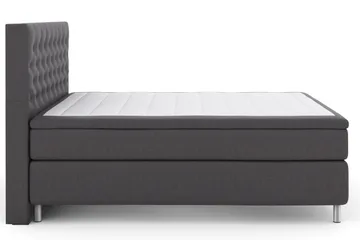 Select No 4 Kontinentalsäng 210x210 Fast - Mörkgrå/Metall - Products - Möbler - Säng - Kontinentalsäng